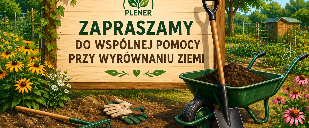 Zapraszamy do wspólnej pomocy przy wyrównaniu ziemi w dniu 21 czerwca 2026 o godzinie 11:00
